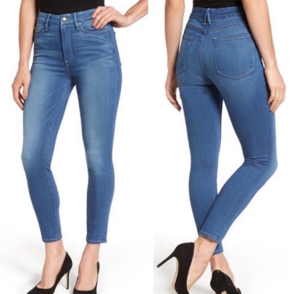 Good American | Good Waist Crop Denim Jeans